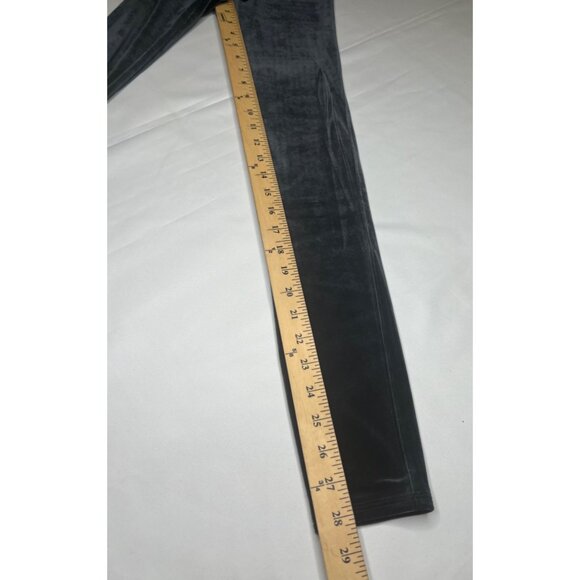 Spanx Power Waitband Shiny Velvet Clasic Navy Leggings Size Small - Picture 8 of 11